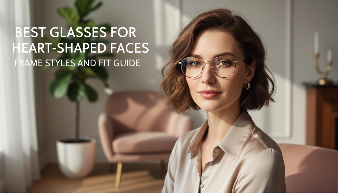 Best Glasses for Heart-Shaped Faces: Frame Styles and Fit Guide